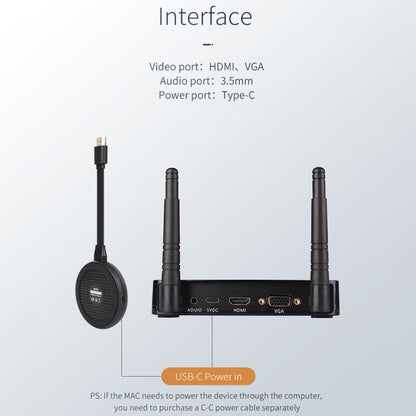 Measy UHD200 เครื่องส่งและรับสัญญาณ HDMI ไร้สาย, ระยะการส่งข้อมูล: 100 ม, Wireless Transmitter and Receiver 100m