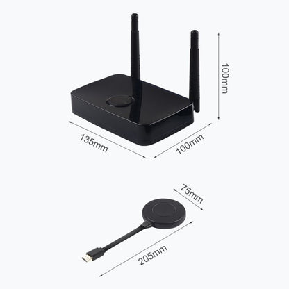 Measy UHD200 เครื่องส่งและรับสัญญาณ HDMI ไร้สาย, ระยะการส่งข้อมูล: 100 ม, Wireless Transmitter and Receiver 100m