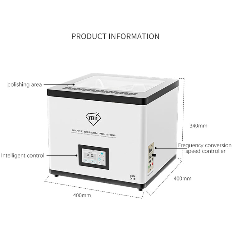 TBK 938F เครื่องขัดอัตโนมัติ เครื่องขัด แสดงผล เครื่องลบรอยขีดข่วน, EU, AU, UK, US