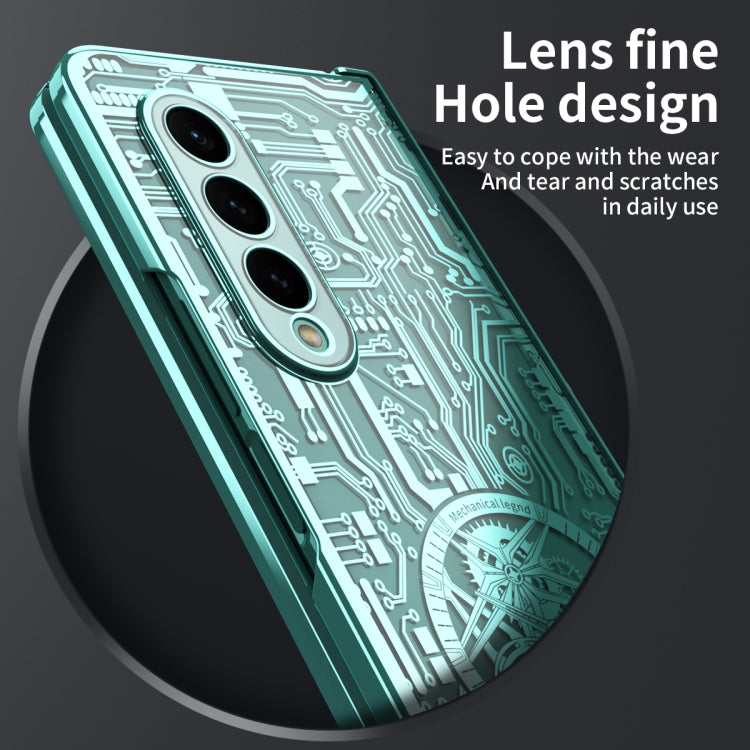 เคสโทรศัพท์รวมทุกอย่างแบบรวมเครื่องกล Legend แบบรวมไฟฟ้า, For Samsung Galaxy Z Fold3 5G, For Samsung Galaxy Z Fold2 5G