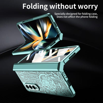 เคสโทรศัพท์รวมทุกอย่างแบบรวมเครื่องกล Legend แบบรวมไฟฟ้า, For Samsung Galaxy Z Fold3 5G, For Samsung Galaxy Z Fold2 5G