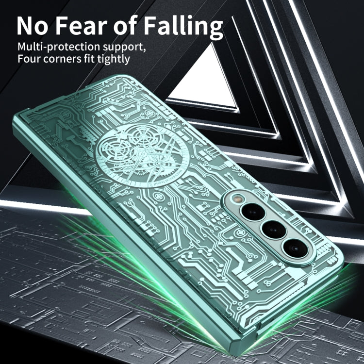 เคสโทรศัพท์รวมทุกอย่างแบบรวมเครื่องกล Legend แบบรวมไฟฟ้า, For Samsung Galaxy Z Fold3 5G, For Samsung Galaxy Z Fold2 5G