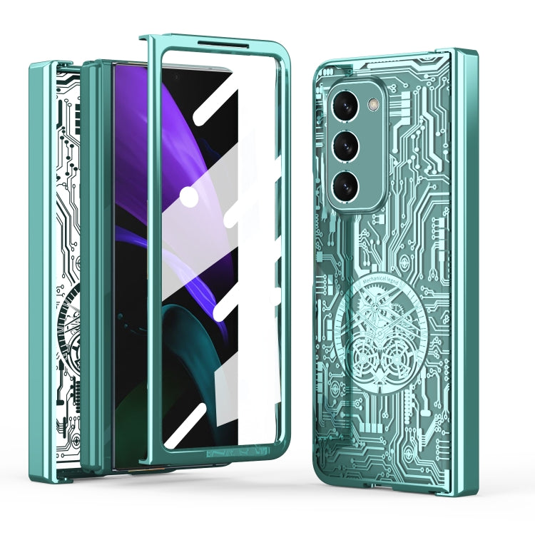 เคสโทรศัพท์รวมทุกอย่างแบบรวมเครื่องกล Legend แบบรวมไฟฟ้า, For Samsung Galaxy Z Fold3 5G, For Samsung Galaxy Z Fold2 5G