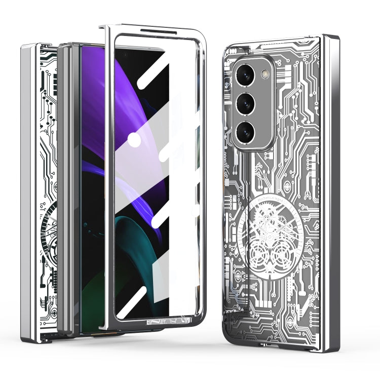 เคสโทรศัพท์รวมทุกอย่างแบบรวมเครื่องกล Legend แบบรวมไฟฟ้า, For Samsung Galaxy Z Fold3 5G, For Samsung Galaxy Z Fold2 5G