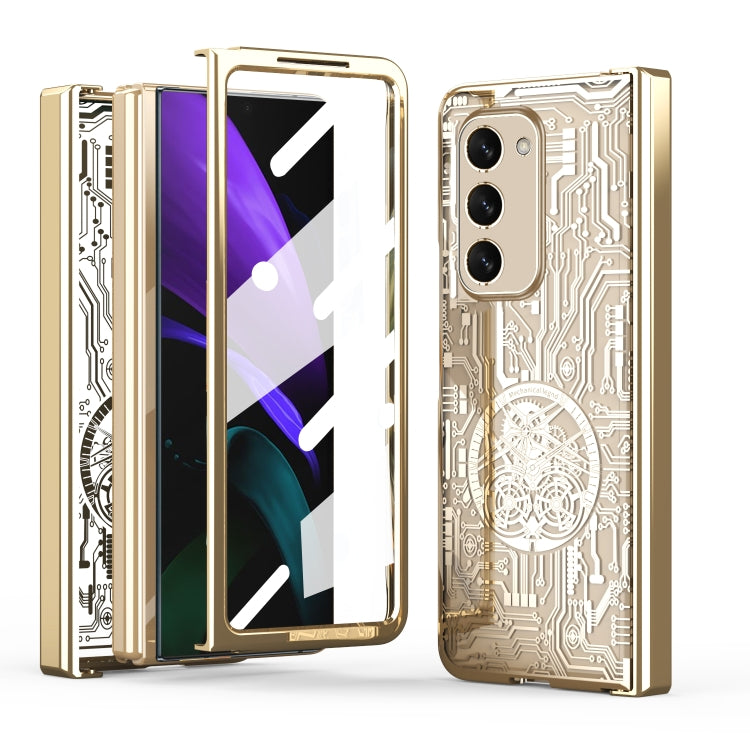 เคสโทรศัพท์รวมทุกอย่างแบบรวมเครื่องกล Legend แบบรวมไฟฟ้า, For Samsung Galaxy Z Fold3 5G, For Samsung Galaxy Z Fold2 5G
