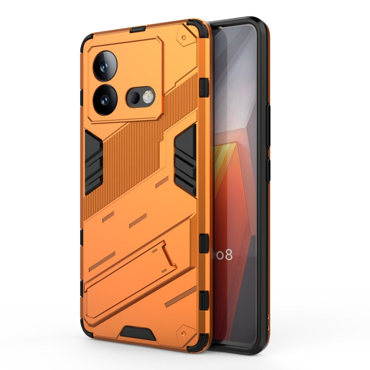 เกราะพังค์ 2 in 1 PC + เคสโทรศัพท์ TPU พร้อมตัวยึด, For vivo iQOO Neo8, For vivo Y78 Global, For vivo Y27 4G Global