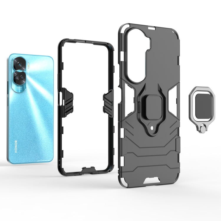 ที่วางแหวนแม่เหล็ก PC + เคสโทรศัพท์ TPU, For Honor 90 Lite / X50i 5G, For Honor 90 Pro, For Honor 90