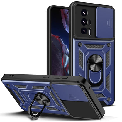 เลื่อนฝาครอบกล้องออกแบบ TPU ไฮบริดเคสโทรศัพท์พีซี, For Xiaomi Poco F5 Pro