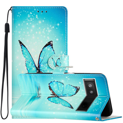 เคสโทรศัพท์หนังวาดสี, For Google Pixel 6a, For Google Pixel 6 Pro, For Google Pixel 6