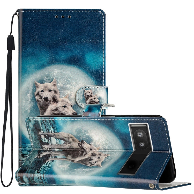 เคสโทรศัพท์หนังวาดสี, For Google Pixel 6a, For Google Pixel 6 Pro, For Google Pixel 6