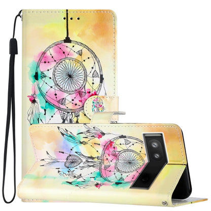 เคสโทรศัพท์หนังวาดสี, For Google Pixel 6a, For Google Pixel 6 Pro, For Google Pixel 6