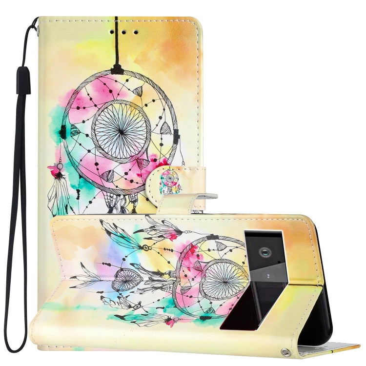 เคสโทรศัพท์หนังวาดสี, For Google Pixel 6a, For Google Pixel 6 Pro, For Google Pixel 6