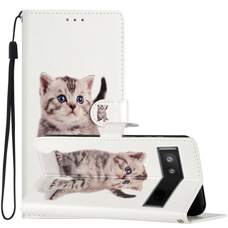 เคสโทรศัพท์หนังวาดสี, For Google Pixel 6a, For Google Pixel 6 Pro, For Google Pixel 6