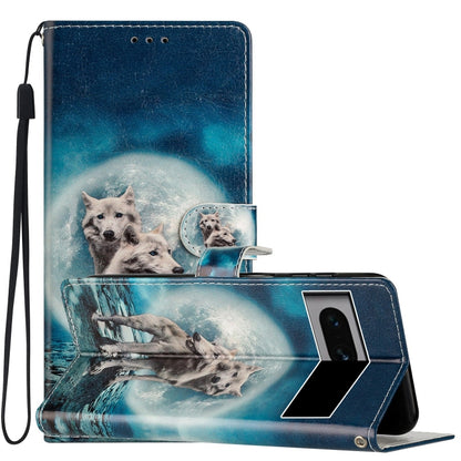 เคสโทรศัพท์หนังวาดสี, For Google Pixel 9a, For Google Pixel 7a, For Google Pixel 7 Pro, For Google Pixel 7