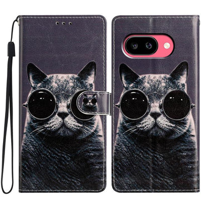เคสโทรศัพท์หนังวาดสี, For Google Pixel 9a, For Google Pixel 7a, For Google Pixel 7 Pro, For Google Pixel 7