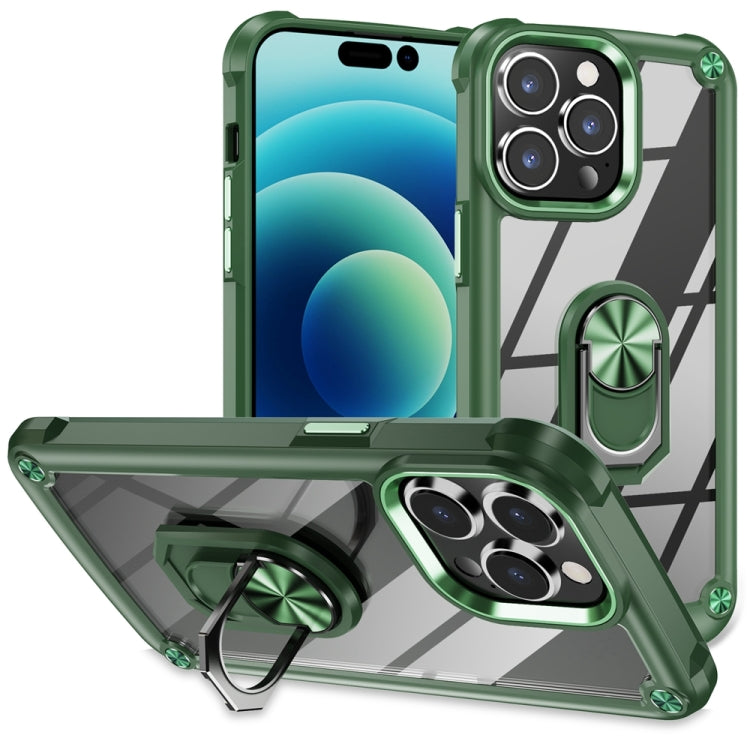 เคสโทรศัพท์ป้องกันเลนส์ TPU + PC พร้อมที่ใส่แหวน, For iPhone 17e / 16e, For iPhone 17 Pro Max, For iPhone 17, For iPhone Air, For iPhone 16 Pro Max, For iPhone 16 Pro, For iPhone 16 Plus, For iPhone 16, For iPhone 15 Pro Max