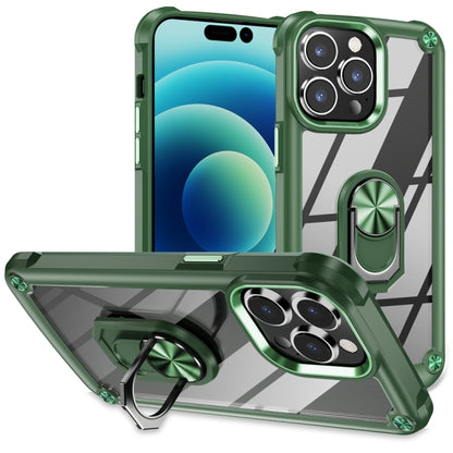เคสโทรศัพท์ป้องกันเลนส์ TPU + PC พร้อมที่ใส่แหวน, For iPhone 17e / 16e, For iPhone 17 Pro Max, For iPhone 17, For iPhone Air, For iPhone 16 Pro Max, For iPhone 16 Pro, For iPhone 16 Plus, For iPhone 16, For iPhone 15 Pro Max