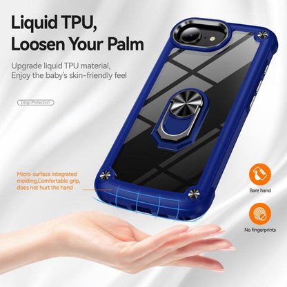 เคสโทรศัพท์ป้องกันเลนส์ TPU + PC พร้อมที่ใส่แหวน, For iPhone 17e / 16e, For iPhone 17 Pro Max, For iPhone 17, For iPhone Air, For iPhone 16 Pro Max, For iPhone 16 Pro, For iPhone 16 Plus, For iPhone 16, For iPhone 15 Pro Max