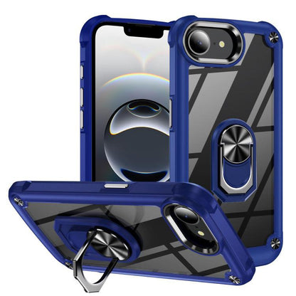 เคสโทรศัพท์ป้องกันเลนส์ TPU + PC พร้อมที่ใส่แหวน, For iPhone 17e / 16e, For iPhone 17 Pro Max, For iPhone 17, For iPhone Air, For iPhone 16 Pro Max, For iPhone 16 Pro, For iPhone 16 Plus, For iPhone 16, For iPhone 15 Pro Max