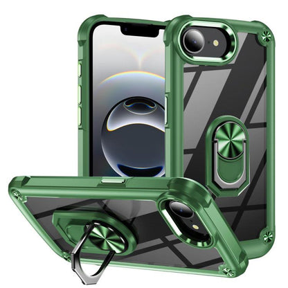 เคสโทรศัพท์ป้องกันเลนส์ TPU + PC พร้อมที่ใส่แหวน, For iPhone 17e / 16e, For iPhone 17 Pro Max, For iPhone 17, For iPhone Air, For iPhone 16 Pro Max, For iPhone 16 Pro, For iPhone 16 Plus, For iPhone 16, For iPhone 15 Pro Max