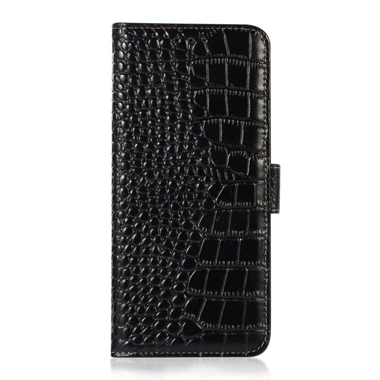 ซองใส่โทรศัพท์หนังวัวชั้นบนจระเข้, For iPhone 15