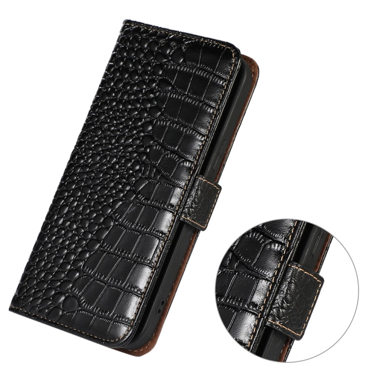 ซองใส่โทรศัพท์หนังวัวชั้นบนจระเข้, For iPhone 15