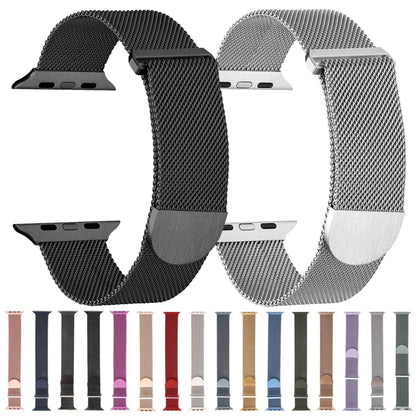 สายนาฬิกาแม่เหล็กโลหะ Milanese, For Apple Watch 4 44mm, For Apple Watch 4 40mm, For Apple Watch 3 38mm