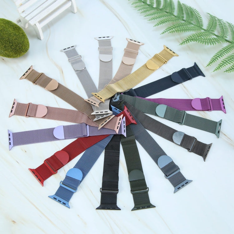 สายนาฬิกาแม่เหล็กโลหะ Milanese, For Apple Watch 4 44mm, For Apple Watch 4 40mm, For Apple Watch 3 38mm