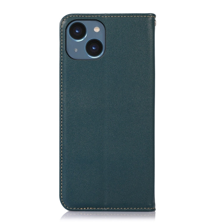 KHAZNEH Nappa เคสโทรศัพท์หนังวัวชั้นบนสุด, For iPhone 15