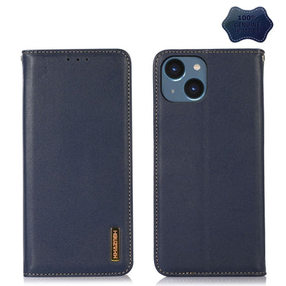 KHAZNEH Nappa เคสโทรศัพท์หนังวัวชั้นบนสุด, For iPhone 15