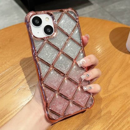 3D Diamond Lattice เลเซอร์แกะสลักกระดาษกากเพชรเคสโทรศัพท์, For iPhone 14 / 13, For iPhone 15 Pro Max, For iPhone 14 Pro, For iPhone 15 Pro, For iPhone 14 Pro Max, For iPhone 13 Pro Max, For iPhone 15, For iPhone 13 Pro