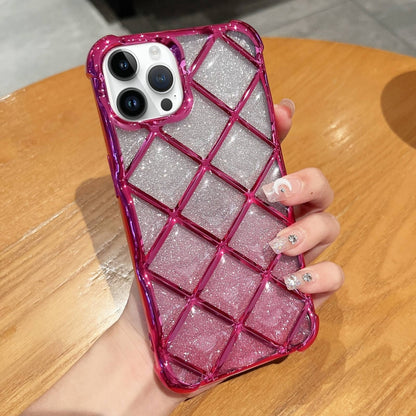 3D Diamond Lattice เลเซอร์แกะสลักกระดาษกากเพชรเคสโทรศัพท์, For iPhone 14 / 13, For iPhone 15 Pro Max, For iPhone 14 Pro, For iPhone 15 Pro, For iPhone 14 Pro Max, For iPhone 13 Pro Max, For iPhone 15, For iPhone 13 Pro