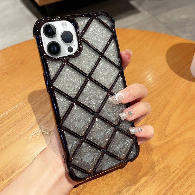 3D Diamond Lattice เลเซอร์แกะสลักกระดาษกากเพชรเคสโทรศัพท์, For iPhone 14 / 13, For iPhone 15 Pro Max, For iPhone 14 Pro, For iPhone 15 Pro, For iPhone 14 Pro Max, For iPhone 13 Pro Max, For iPhone 15, For iPhone 13 Pro