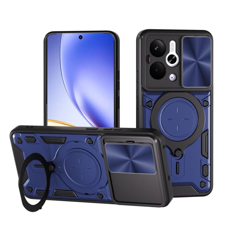 ซองใส่โทรศัพท์แบบแม่เหล็ก Camshield แบบเลื่อนพื้นผิวซีดี, For Realme P4 Power 5G, For Realme 16 Pro / 16 Pro+ 5G, For Realme P3 5G / 14 5G Global, For Realme P3 Ultra 5G India, For Realme 14 Pro+ 5G, For Realme C75 4G / 14x 5G Global                   ...