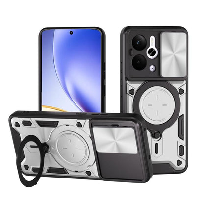 ซองใส่โทรศัพท์แบบแม่เหล็ก Camshield แบบเลื่อนพื้นผิวซีดี, For Realme P4 Power 5G, For Realme 16 Pro / 16 Pro+ 5G, For Realme P3 5G / 14 5G Global, For Realme P3 Ultra 5G India, For Realme 14 Pro+ 5G, For Realme C75 4G / 14x 5G Global                   ...