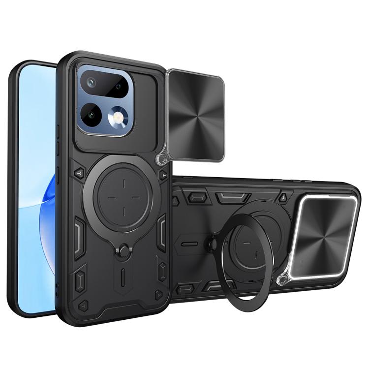 ซองใส่โทรศัพท์แบบแม่เหล็ก Camshield แบบเลื่อนพื้นผิวซีดี, For Realme P4 Power 5G, For Realme 16 Pro / 16 Pro+ 5G, For Realme P3 5G / 14 5G Global, For Realme P3 Ultra 5G India, For Realme 14 Pro+ 5G, For Realme C75 4G / 14x 5G Global                   ...