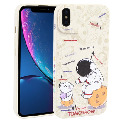 เคสโทรศัพท์ TPU ลายนักบินอวกาศ, For iPhone XS / X, For iPhone XR, For iPhone XS Max, For iPhone 8 Plus / 7 Plus