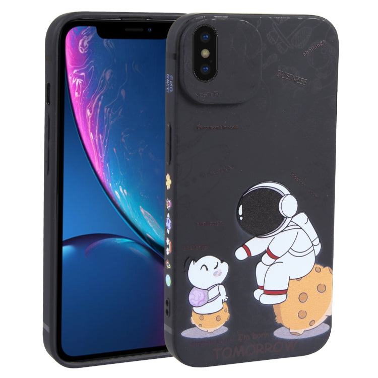 เคสโทรศัพท์ TPU ลายนักบินอวกาศ, For iPhone XS / X, For iPhone XR, For iPhone XS Max, For iPhone 8 Plus / 7 Plus