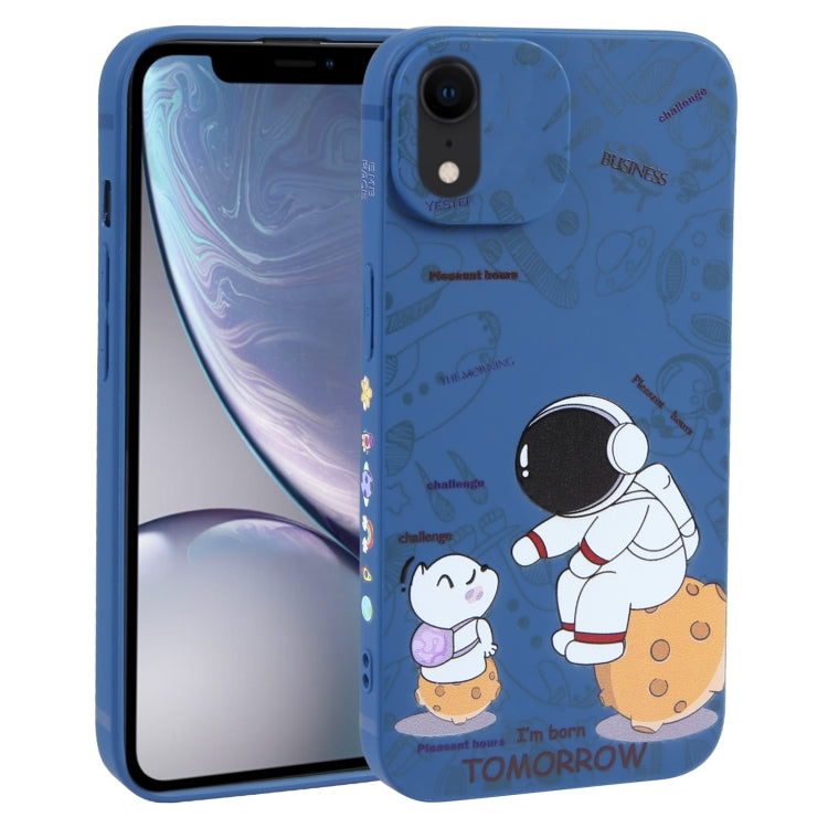 เคสโทรศัพท์ TPU ลายนักบินอวกาศ, For iPhone XS / X, For iPhone XR, For iPhone XS Max, For iPhone 8 Plus / 7 Plus