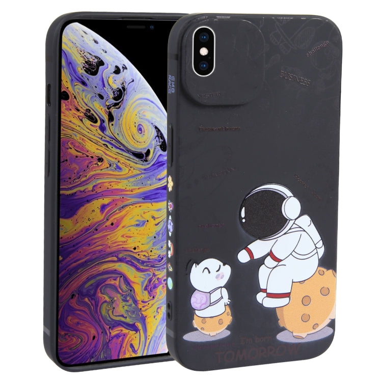 เคสโทรศัพท์ TPU ลายนักบินอวกาศ, For iPhone XS / X, For iPhone XR, For iPhone XS Max, For iPhone 8 Plus / 7 Plus