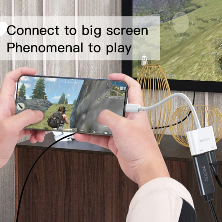 Yesido HM06 8 พินกับอะแดปเตอร์วิดีโอเสียง HDMI, HM06