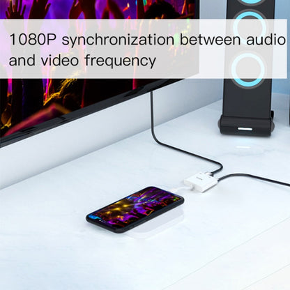 Yesido HM06 8 พินกับอะแดปเตอร์วิดีโอเสียง HDMI, HM06