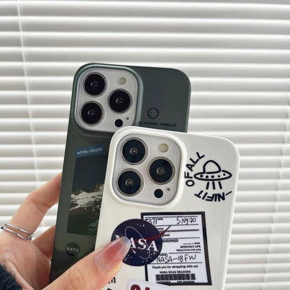 เคสโทรศัพท์ PC ผิวมันลายนักบินอวกาศ, For iPhone 14 Plus, For iPhone 14, For iPhone 14 Pro, For iPhone 14 Pro Max, For iPhone 13 Pro Max, For iPhone 13 Pro, For iPhone 13, For iPhone 12, For iPhone 12 Pro Max, For iPhone 12 Pro, For iPhone 11 Pro Max   ...