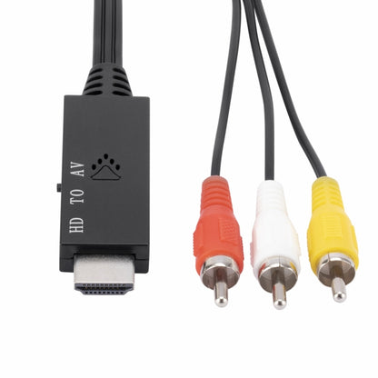 ตัวแปลง HDMI เป็น AV 1080P HD ความยาว: 1 ม