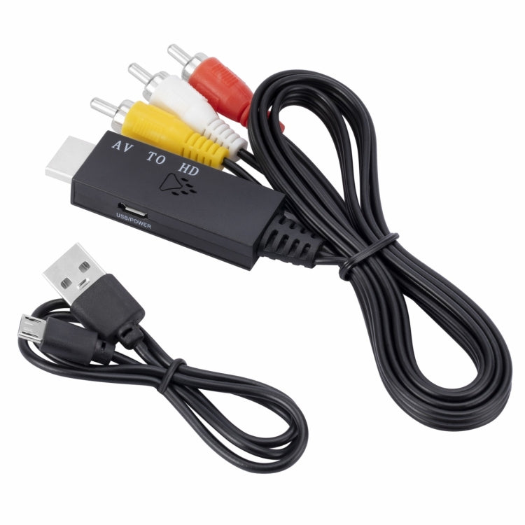 ตัวแปลง AV เป็น HDMI 1080P HD ความยาว: 1 ม, AV to HDMI