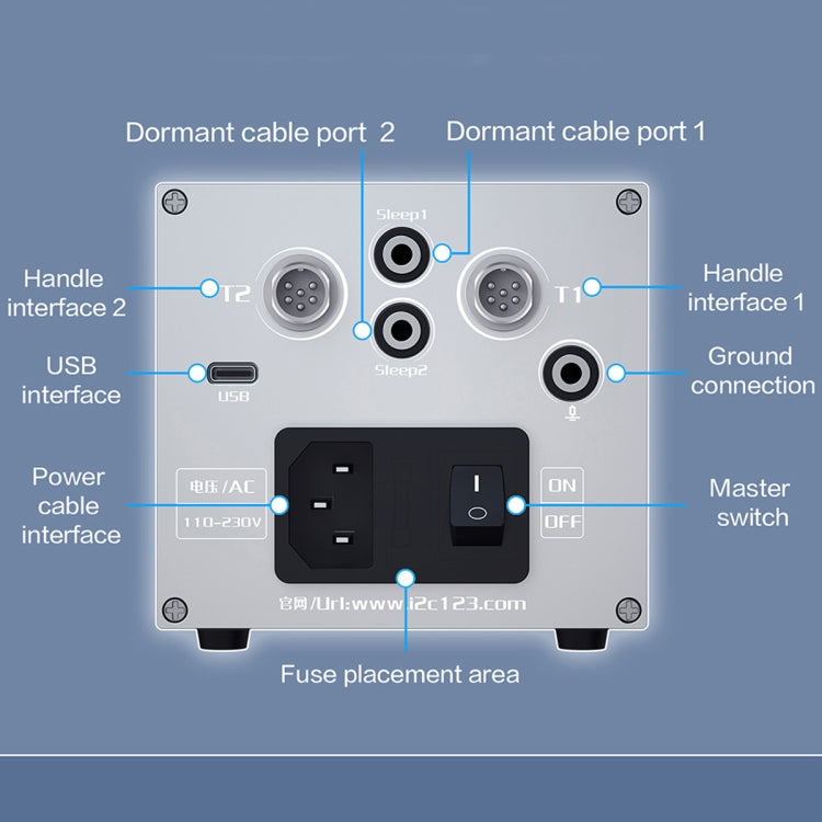 i2C 3SCN Intelligent Double Welding Station พร้อมฐาน RS100, A Set, B Set
