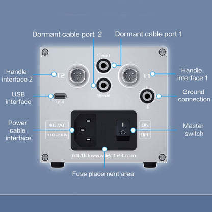 i2C 3SCN Intelligent Double Welding Station พร้อมฐาน RS100, A Set, B Set