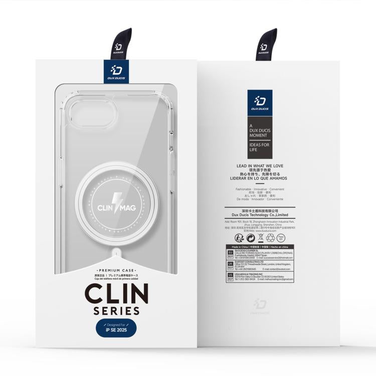 DUX DUCIS Clin Series Magsafe เคสโทรศัพท์ TPU, For iPhone 17e / 16e, For iPhone 17 Pro Max, For iPhone 17 Pro, For iPhone 17, For iPhone Air, For iPhone 16 Pro Max, For iPhone 16 Pro
