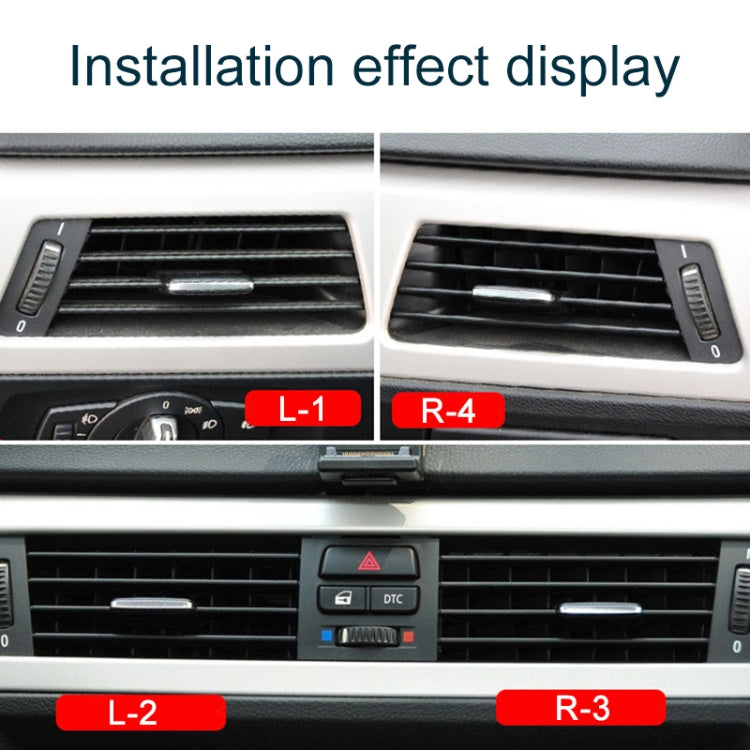 สำหรับ BMW 3 Series E90 เครื่องปรับอากาศรถยนต์ Air Outlet แผง, Grille No. 1, Grille No. 2, Grille No. 3, Grille No. 4