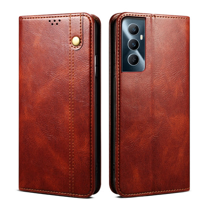 ซองหนังใส่โทรศัพท์ลายม้าบ้าสีน้ำมัน, For Realme 11 Pro / 11 Pro+, For Realme C65 4G, For Realme 10 Pro+
